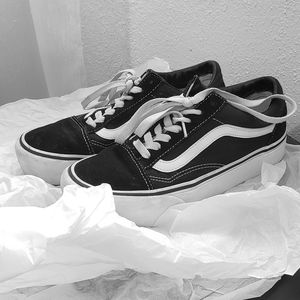 Vans Old School Platform Shoes